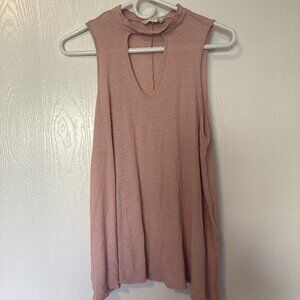 Pink Republic pink peek-a-boo tank top